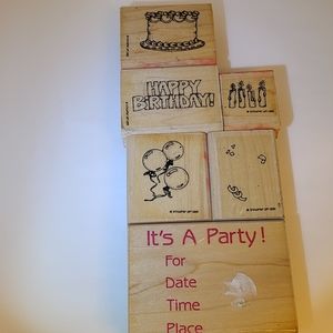 Rubber Stamp Birthday Grouping